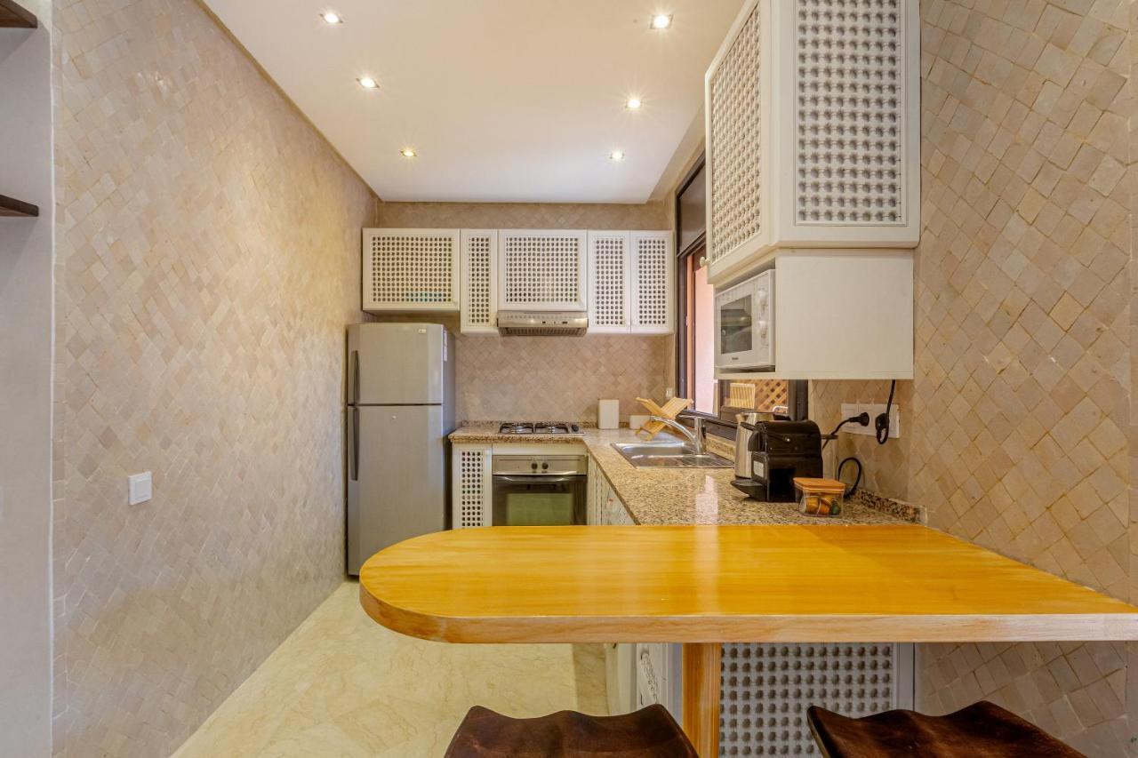 Le Palmier - Appartement Authentique A Gueliz Marraquexe Exterior foto